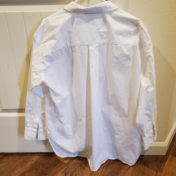 Karl lagerfield Paris cotton patch shirt long sleeve white button down shirt - Picture 9 of 9